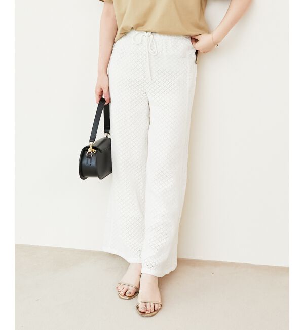  「《手洗い可能》Fanakaミックスレースパンツ」|その他|オフ