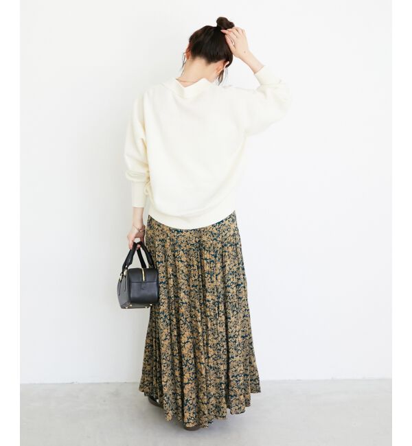  「《手洗い可能》Fanaka別注フラワープリントスカート」|スカート|