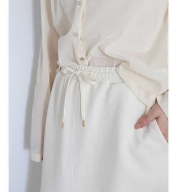  「カットジョーゼットナロースカート」|スカート|