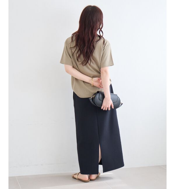  「カットジョーゼットナロースカート」|スカート|