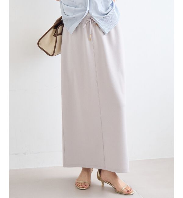  「カットジョーゼットナロースカート」|スカート|L／グレー