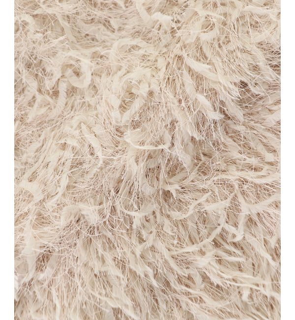  「フワフワフリンジハーフスリーブカーデ」|カーディガン|