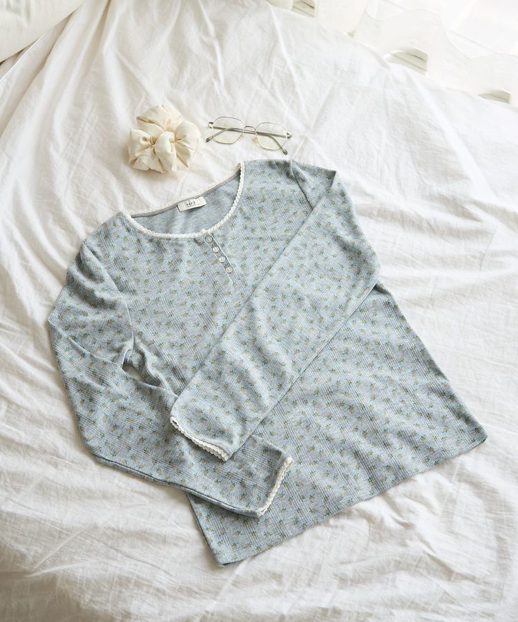 earth music&ecology「【WEB限定】アイレットジャカードタイトプルオーバー」|Tシャツ・カットソー|