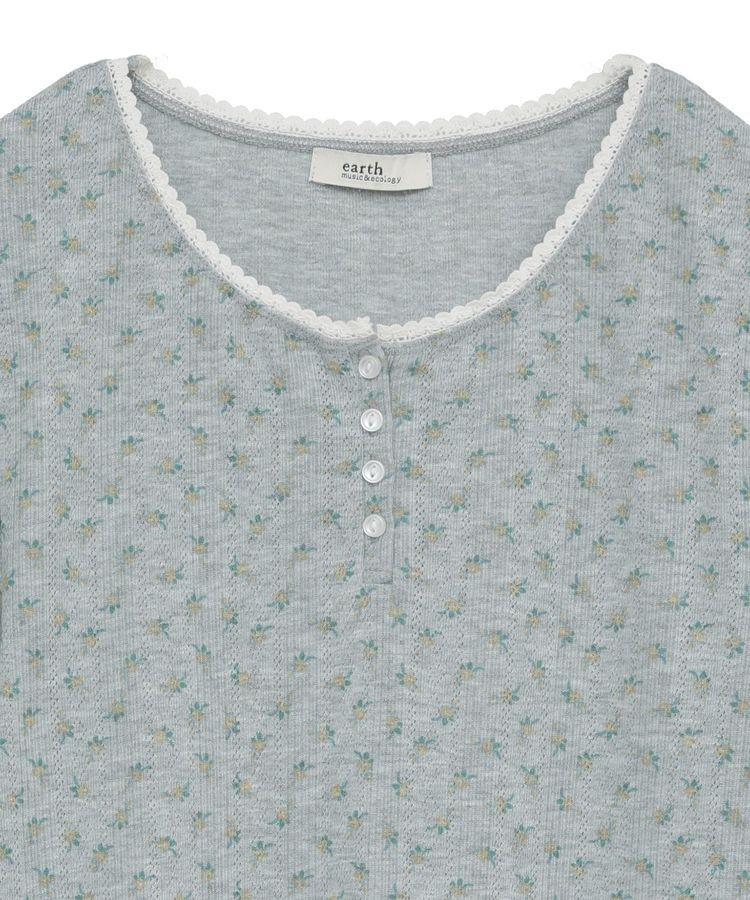 earth music&ecology「【WEB限定】アイレットジャカードタイトプルオーバー」|Tシャツ・カットソー|