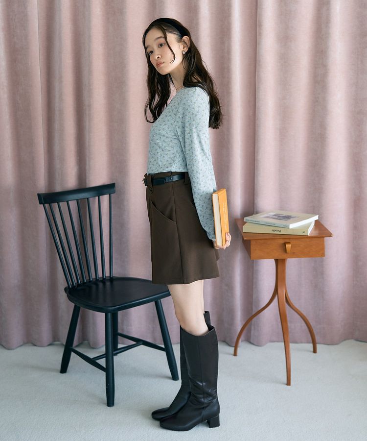 earth music&ecology「【WEB限定】アイレットジャカードタイトプルオーバー」|Tシャツ・カットソー|