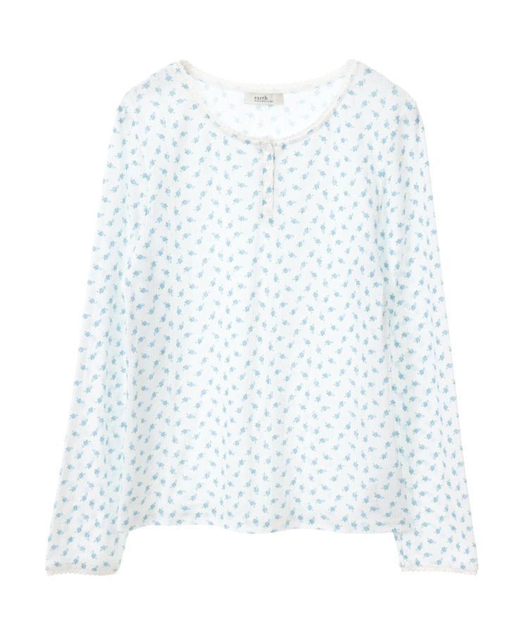 earth music&ecology「【WEB限定】アイレットジャカードタイトプルオーバー」|Tシャツ・カットソー|