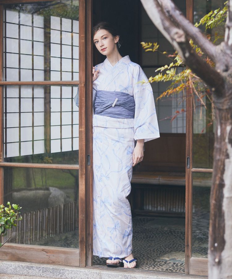 Maison de FLEUR「【兵児帯セット】リボン浴衣」|その他|