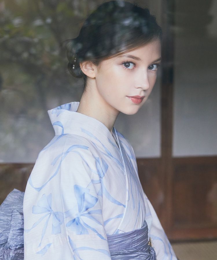 Maison de FLEUR「【兵児帯セット】リボン浴衣」|その他|