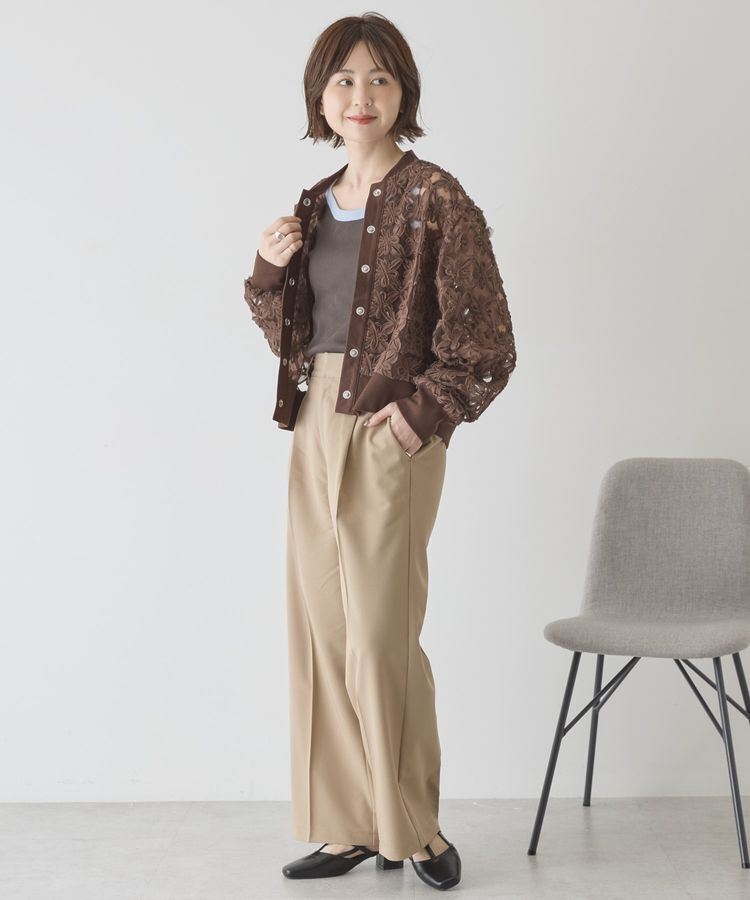 AMERICAN HOLIC「アートレースカーディガン」|カーディガン|