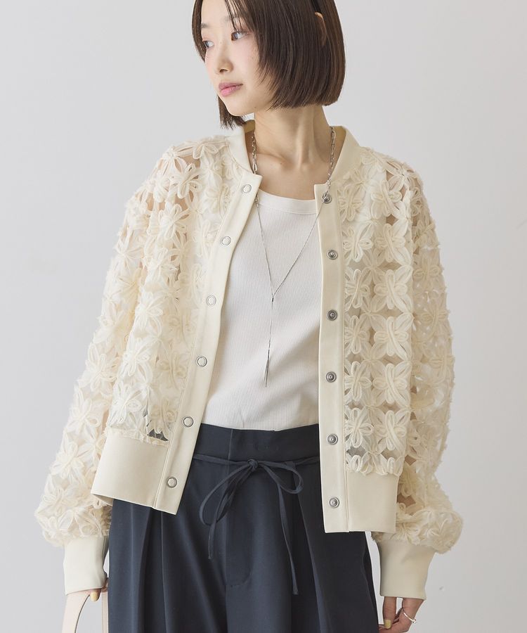 AMERICAN HOLIC「アートレースカーディガン」|カーディガン|