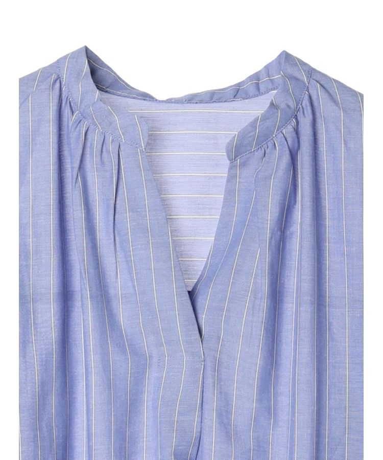 Green Parks「綿麻混スキッパーミニワンピース」|ワンピース|