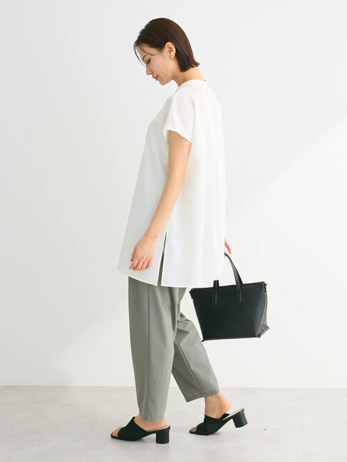 Green Parks「接触冷感　比翼ボタンチュニック」|チュニック|