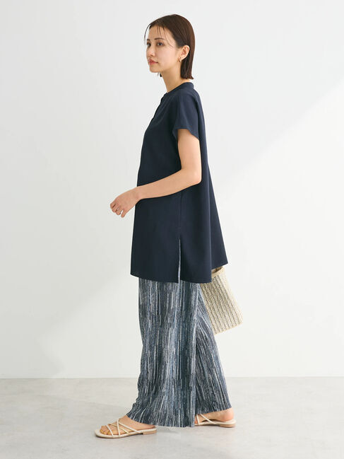 Green Parks「接触冷感　比翼ボタンチュニック」|チュニック|