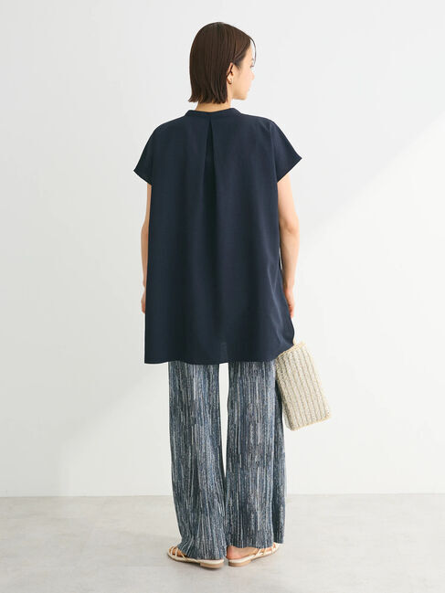 Green Parks「接触冷感　比翼ボタンチュニック」|チュニック|