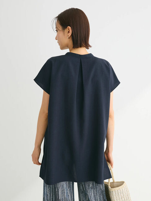 Green Parks「接触冷感　比翼ボタンチュニック」|チュニック|