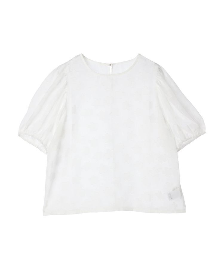 Green Parks「・ELENCARE　DUE　フラワージャカードブラウス」|シャツ・ブラウス|