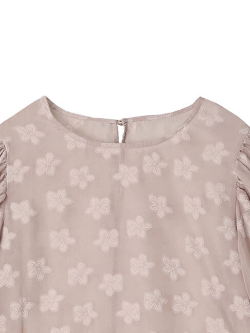 Green Parks「・ELENCARE　DUE　フラワージャカードブラウス」|シャツ・ブラウス|