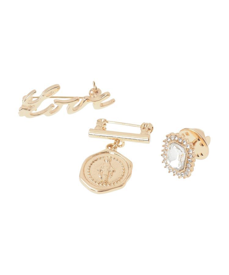 armonia「every walk.モチーフミックスブローチピンSET」|その他|Gold