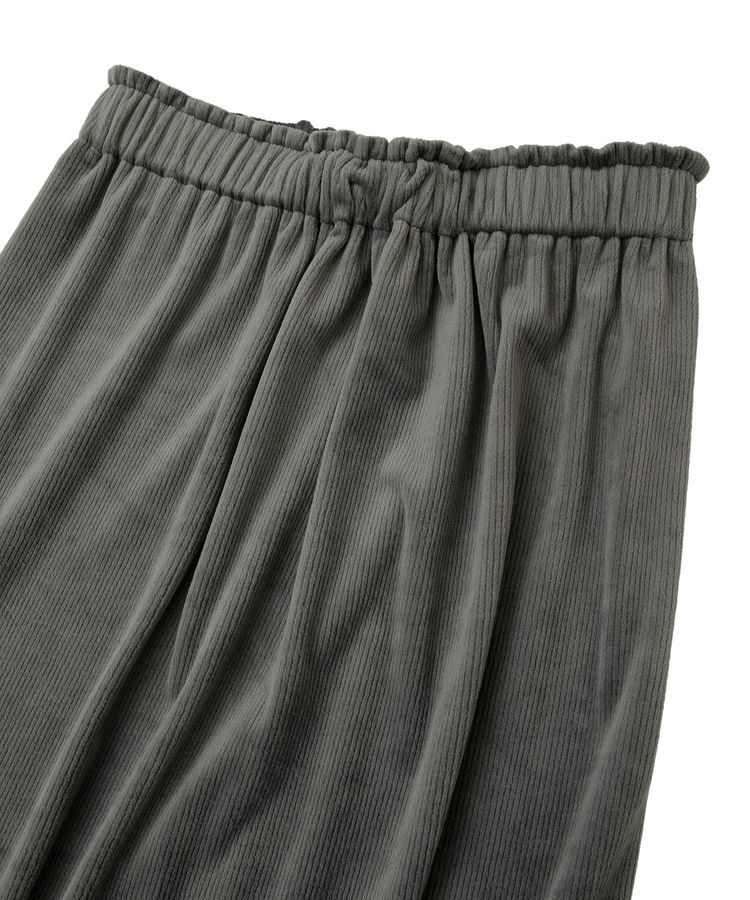 Green Parks「ぽかぽか裏起毛ベロアIラインスカート」|タイト|