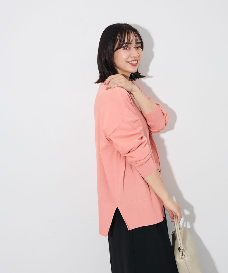 Green Parks「ここちニットVネックカーディガン」|カーディガン|