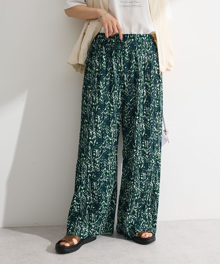 Green Parks「セルフカットプリーツ柄パンツ」|その他|Green