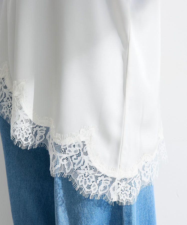 Green Parks「レースドッキングサテンビスチェ」|ベスト・ジレ|