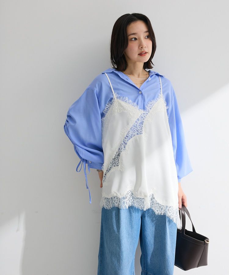 Green Parks「レースドッキングサテンビスチェ」|ベスト・ジレ|