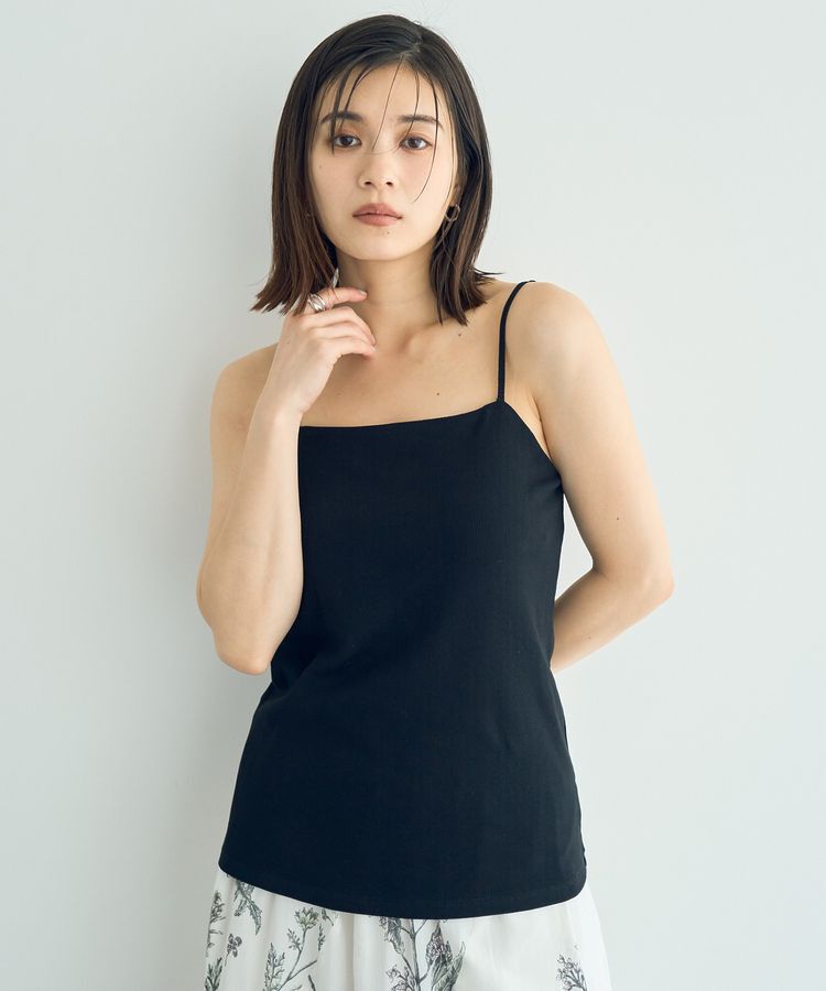 YECCA VECCA「カップ付きベアキャミソール」|キャミソール|
