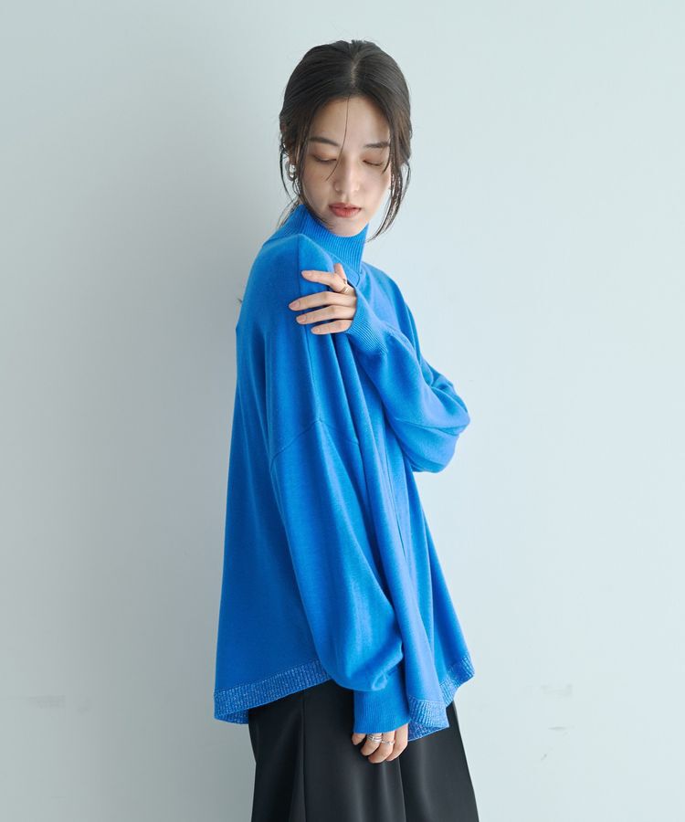 YECCA VECCA「裾ラメMIXラウンドヘムニット」|ニット・セーター|