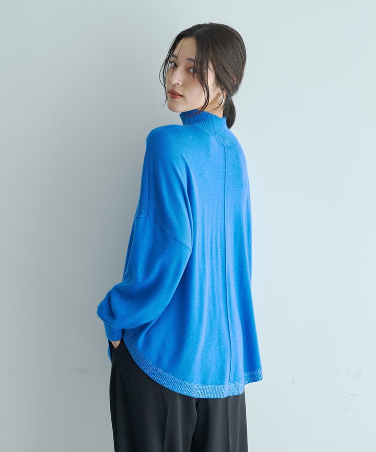 YECCA VECCA「裾ラメMIXラウンドヘムニット」|ニット・セーター|