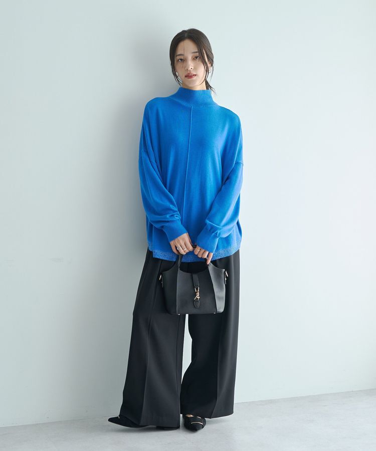 YECCA VECCA「裾ラメMIXラウンドヘムニット」|ニット・セーター|