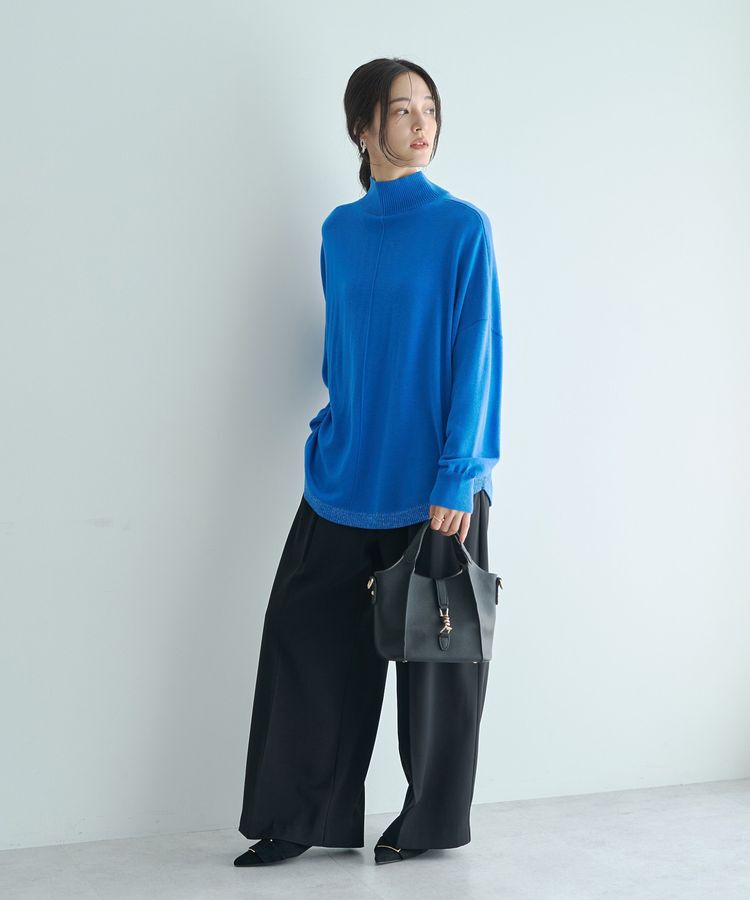 YECCA VECCA「裾ラメMIXラウンドヘムニット」|ニット・セーター|