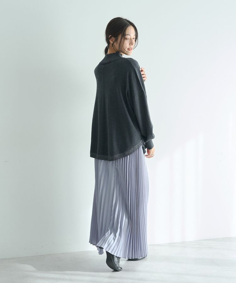 YECCA VECCA「裾ラメMIXラウンドヘムニット」|ニット・セーター|