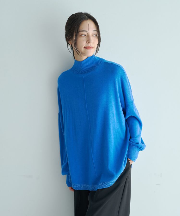 YECCA VECCA「裾ラメMIXラウンドヘムニット」|ニット・セーター|