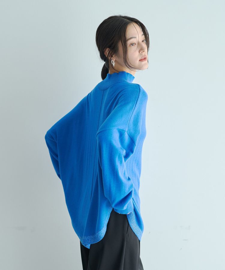 YECCA VECCA「裾ラメMIXラウンドヘムニット」|ニット・セーター|