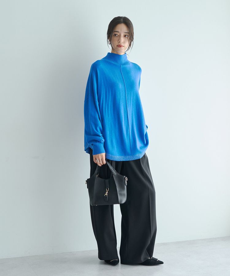 YECCA VECCA「裾ラメMIXラウンドヘムニット」|ニット・セーター|