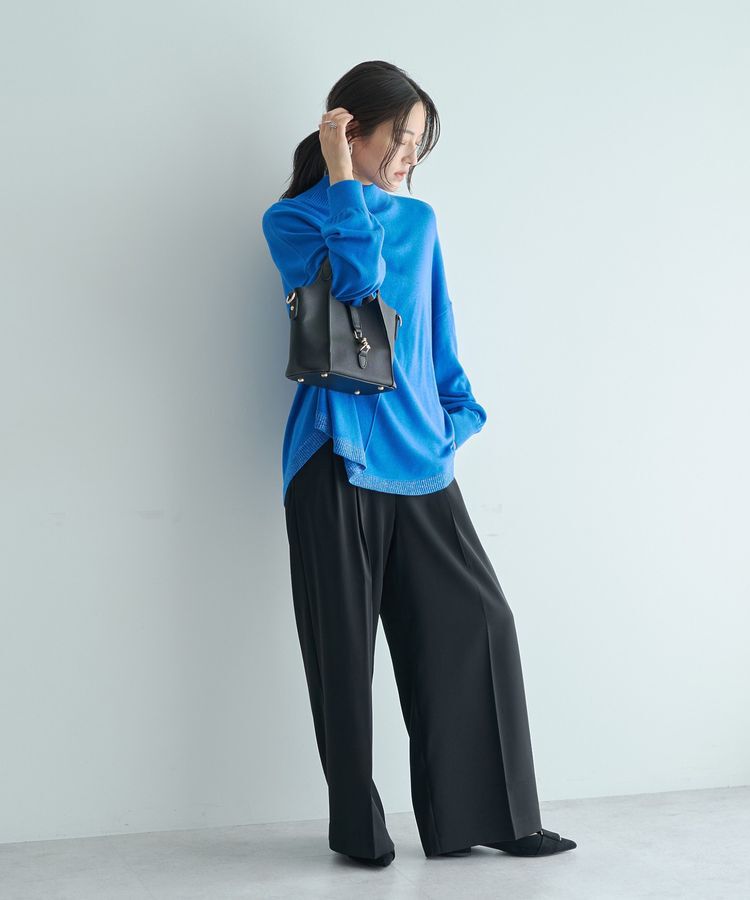 YECCA VECCA「裾ラメMIXラウンドヘムニット」|ニット・セーター|