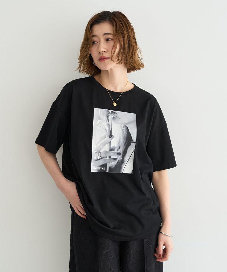 YECCA VECCA「【UVカット】フォトプリントTee」|Tシャツ・カットソー|