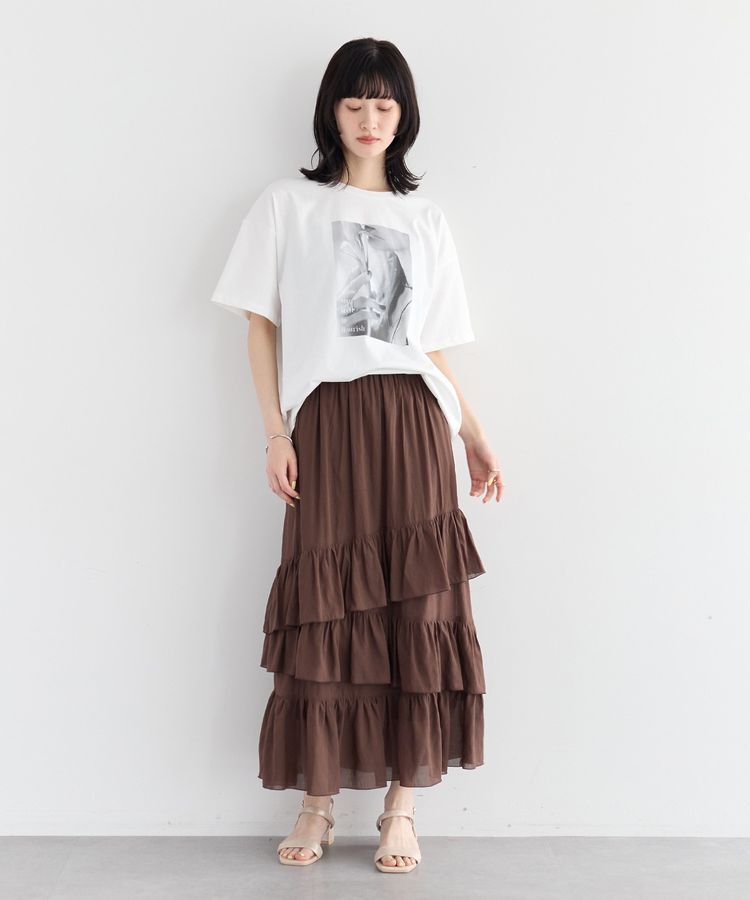 YECCA VECCA「【UVカット】フォトプリントTee」|Tシャツ・カットソー|
