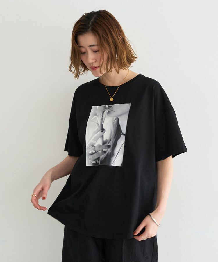 YECCA VECCA「【UVカット】フォトプリントTee」|Tシャツ・カットソー|