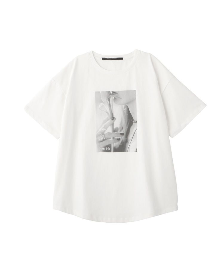 YECCA VECCA「【UVカット】フォトプリントTee」|Tシャツ・カットソー|