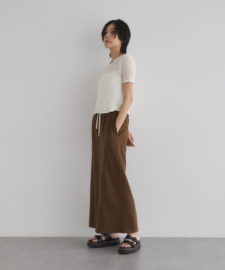 GARAGE OF GOOD CLOTHING「【日本製】クロッチデザインロングスカート」|タイト|