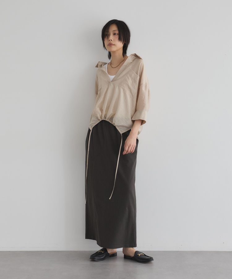 GARAGE OF GOOD CLOTHING「【日本製】クロッチデザインロングスカート」|タイト|