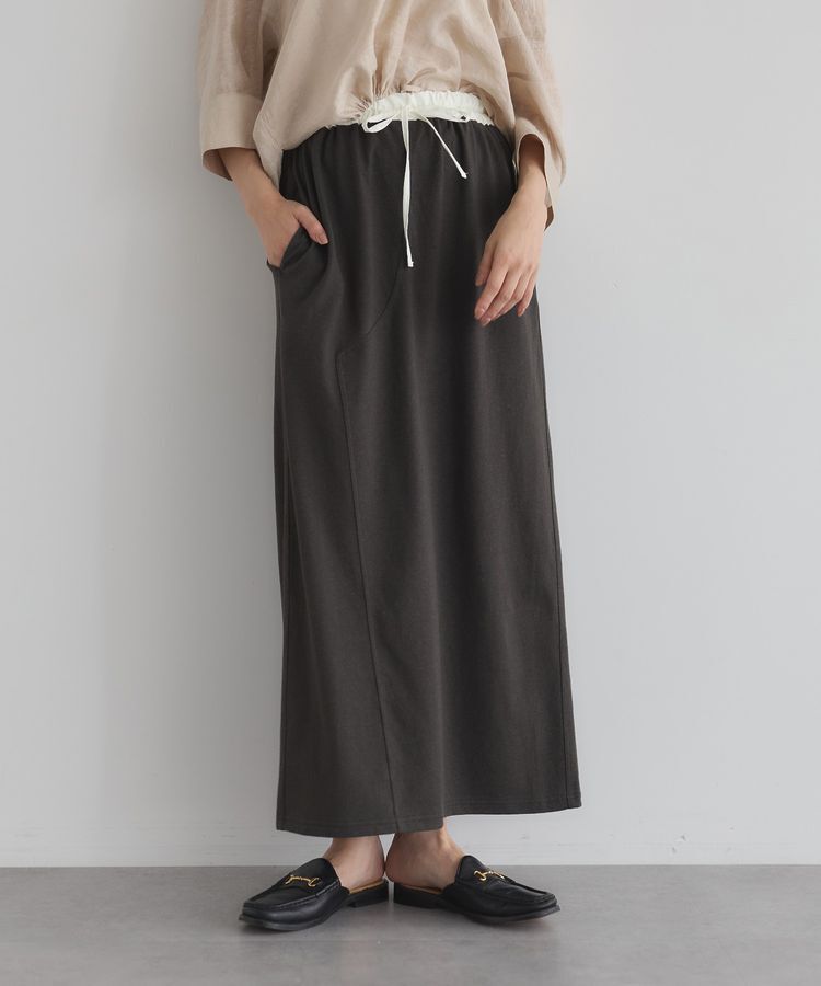 GARAGE OF GOOD CLOTHING「【日本製】クロッチデザインロングスカート」|タイト|