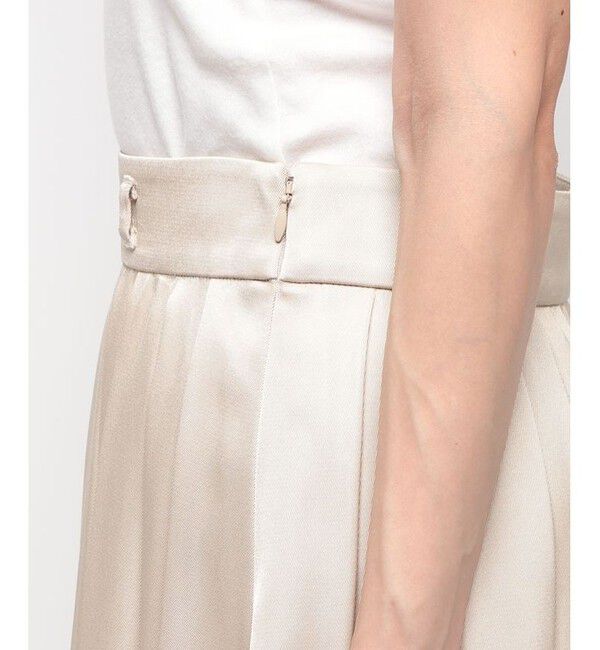 LOULOU WILLOUGHBY「【LOULOU WILLOUGHBY】ブライトツイルタックスカート」|スカート|