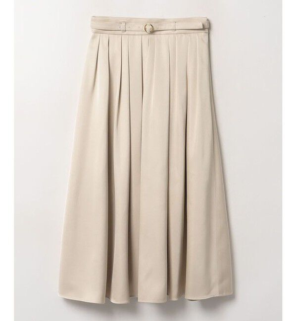 LOULOU WILLOUGHBY「【LOULOU WILLOUGHBY】ブライトツイルタックスカート」|スカート|