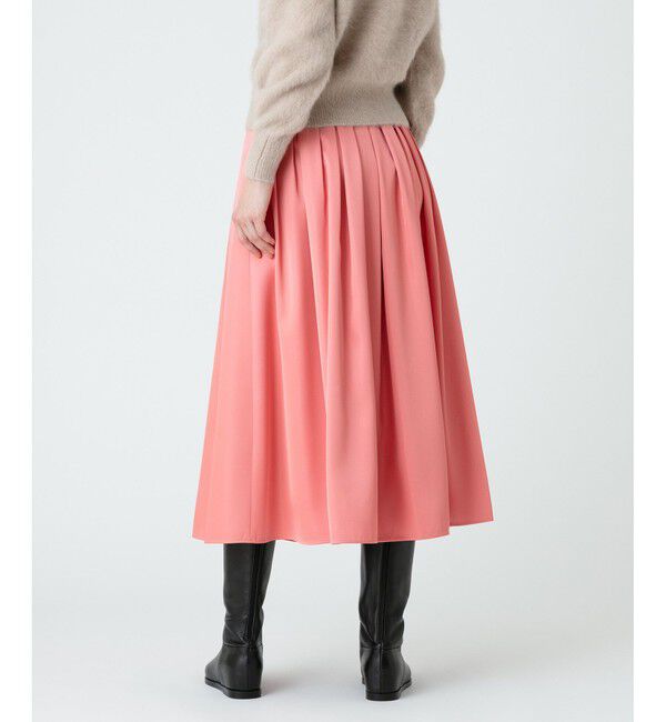 LOULOU WILLOUGHBY「【LOULOU WILLOUGHBY】ブライトツイルタックスカート」|スカート|