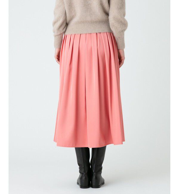 LOULOU WILLOUGHBY「【LOULOU WILLOUGHBY】ブライトツイルタックスカート」|スカート|