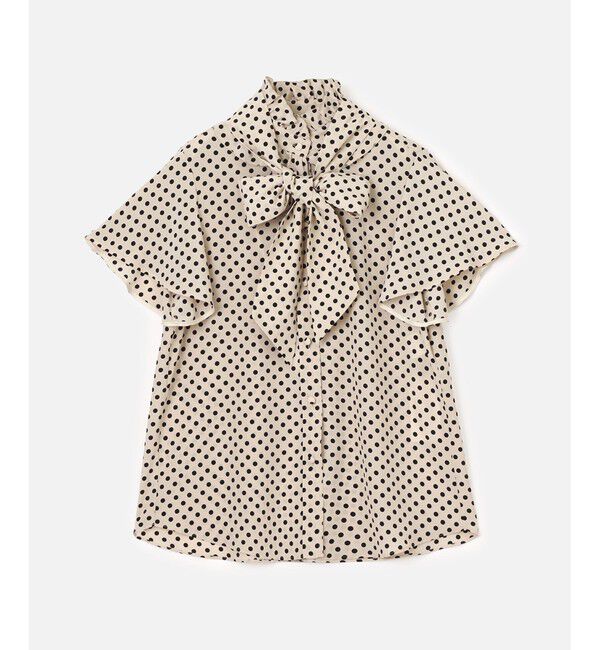 LOULOU WILLOUGHBY「◇【LOULOU WILLOUGHBY】デシンドットフレアスリーブブラウス」|シャツ・ブラウス|