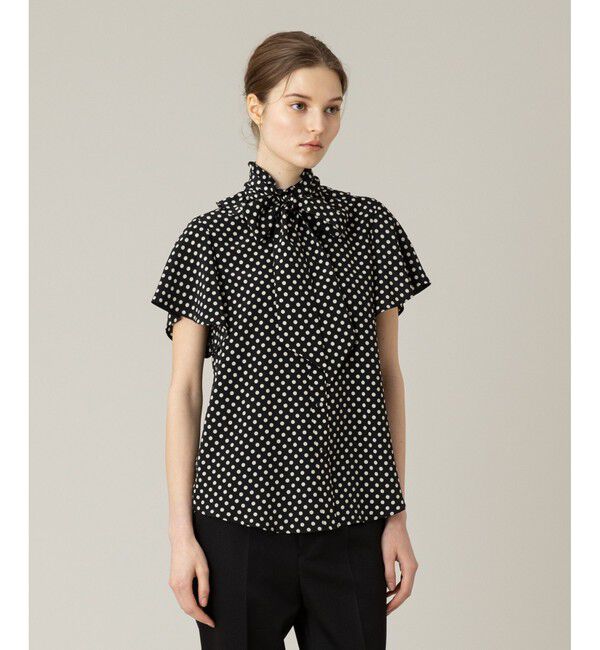 LOULOU WILLOUGHBY「◇【LOULOU WILLOUGHBY】デシンドットフレアスリーブブラウス」|シャツ・ブラウス|